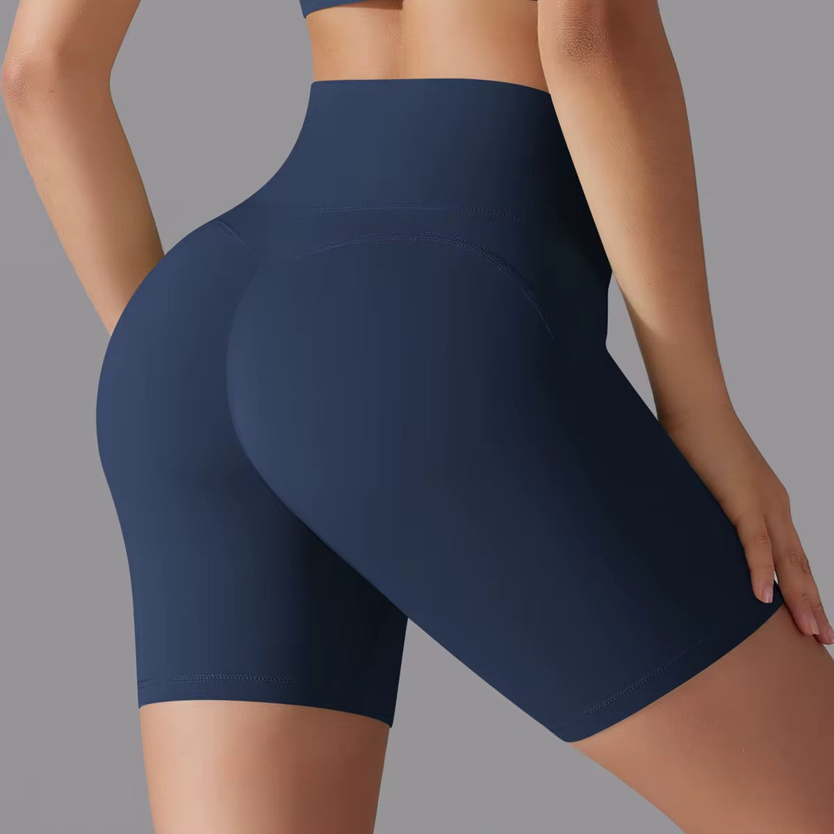 High waist Double-sided Yoga Shorts Fitness short