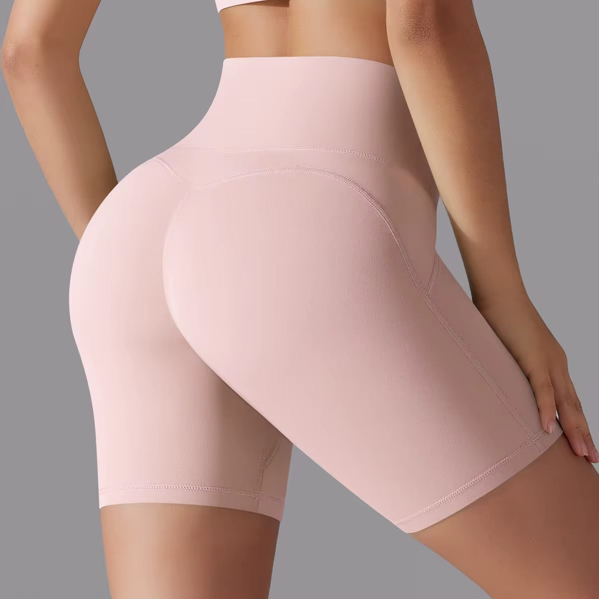 High waist Double-sided Yoga Shorts Fitness short